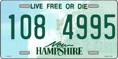 NH license plate 1084995