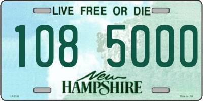 NH license plate 1085000