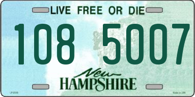 NH license plate 1085007
