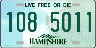 NH license plate 1085011