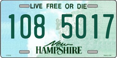 NH license plate 1085017