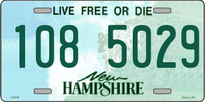 NH license plate 1085029