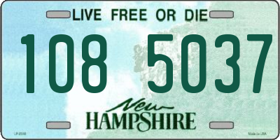 NH license plate 1085037