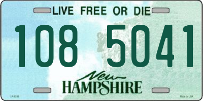 NH license plate 1085041