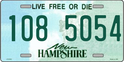 NH license plate 1085054