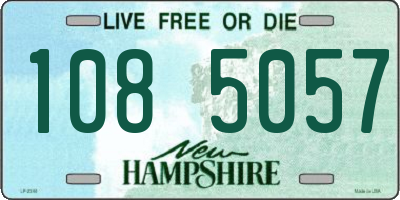NH license plate 1085057