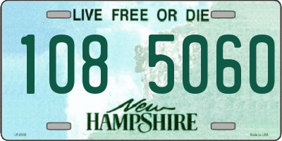 NH license plate 1085060