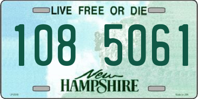 NH license plate 1085061