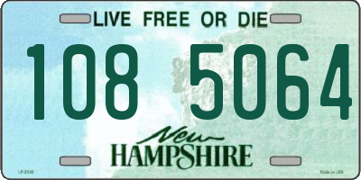 NH license plate 1085064