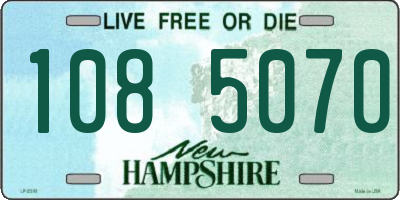NH license plate 1085070