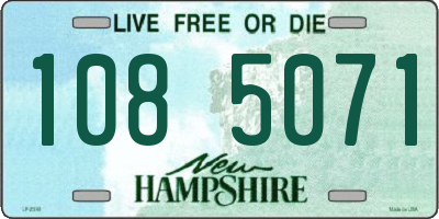 NH license plate 1085071