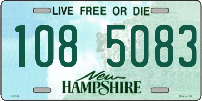 NH license plate 1085083