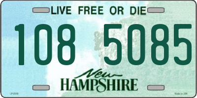 NH license plate 1085085