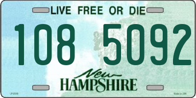 NH license plate 1085092