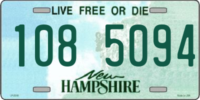 NH license plate 1085094