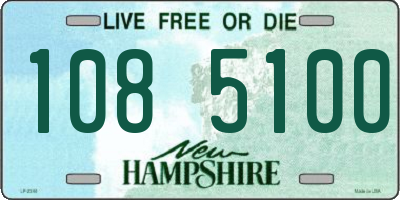 NH license plate 1085100