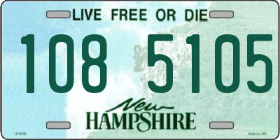 NH license plate 1085105
