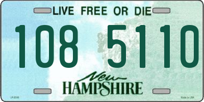 NH license plate 1085110