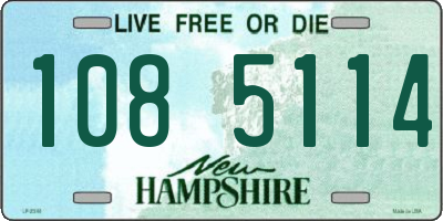 NH license plate 1085114