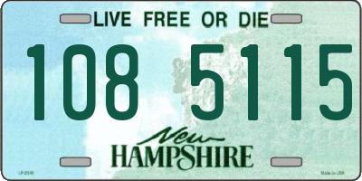 NH license plate 1085115