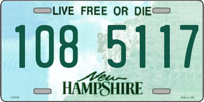 NH license plate 1085117