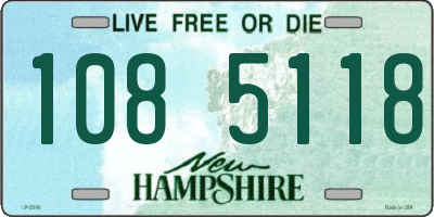 NH license plate 1085118