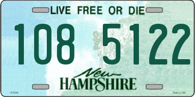 NH license plate 1085122