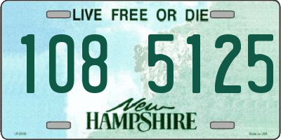 NH license plate 1085125