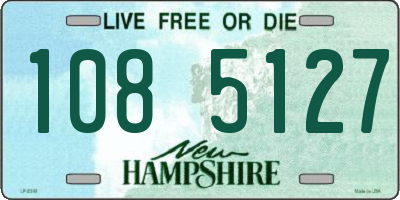 NH license plate 1085127