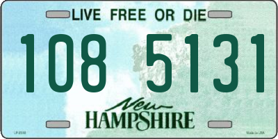 NH license plate 1085131