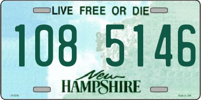 NH license plate 1085146