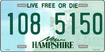 NH license plate 1085150