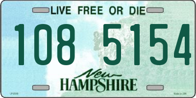 NH license plate 1085154