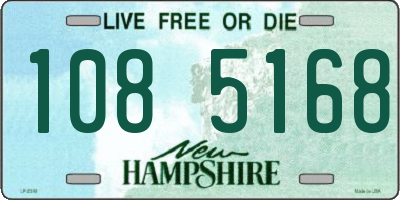 NH license plate 1085168