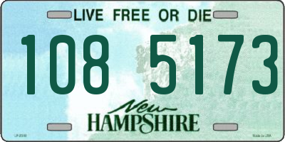 NH license plate 1085173