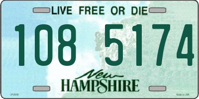 NH license plate 1085174