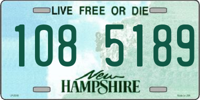 NH license plate 1085189