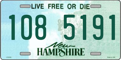NH license plate 1085191