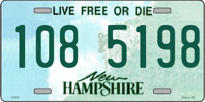 NH license plate 1085198