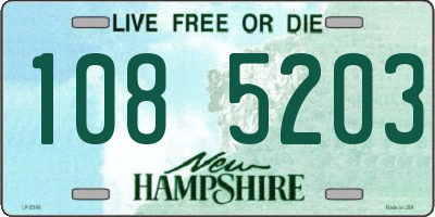NH license plate 1085203