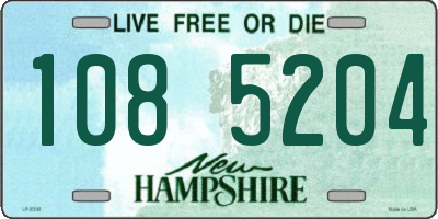 NH license plate 1085204