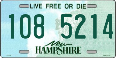 NH license plate 1085214