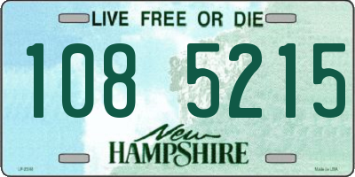 NH license plate 1085215