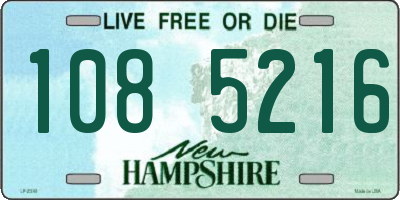 NH license plate 1085216