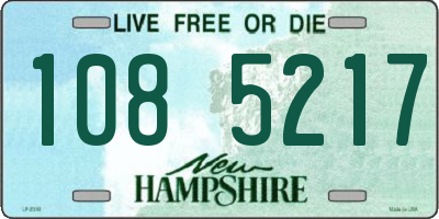 NH license plate 1085217