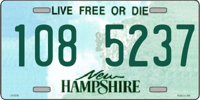 NH license plate 1085237