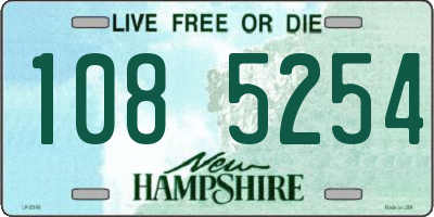 NH license plate 1085254