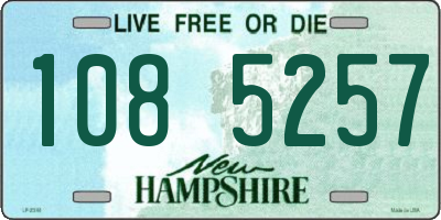 NH license plate 1085257