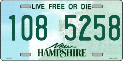 NH license plate 1085258
