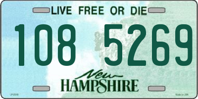 NH license plate 1085269
